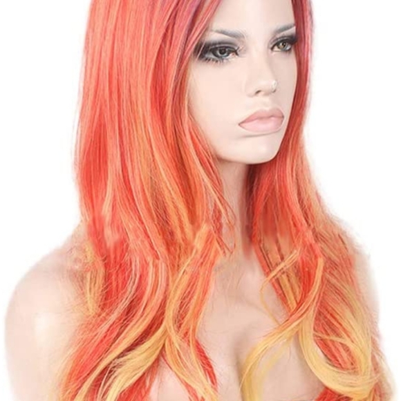 Amazing Costume Women Wigs Long Hair Cosplay Wig Spiral Curly Wavy Wigs - Picture 4 of 5